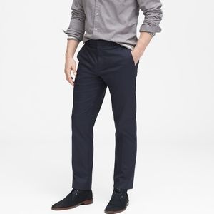 Slim Non Iron Stretch Cotton Solid Pant